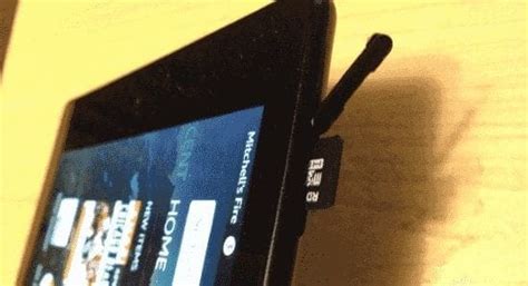 Kindle Fire: Insert or Remove SD Card .